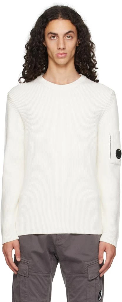 C.P. Company Off-White Lens Sweater 1