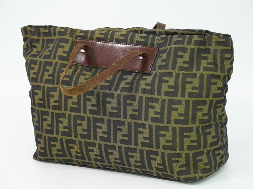Fendi Cabas Canvas Tote Bag (Pre-Owned)