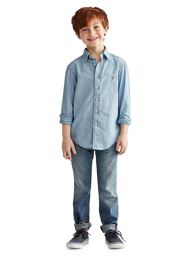 Ralph Lauren Little Boy's & Boy's Chambray Shirt 4