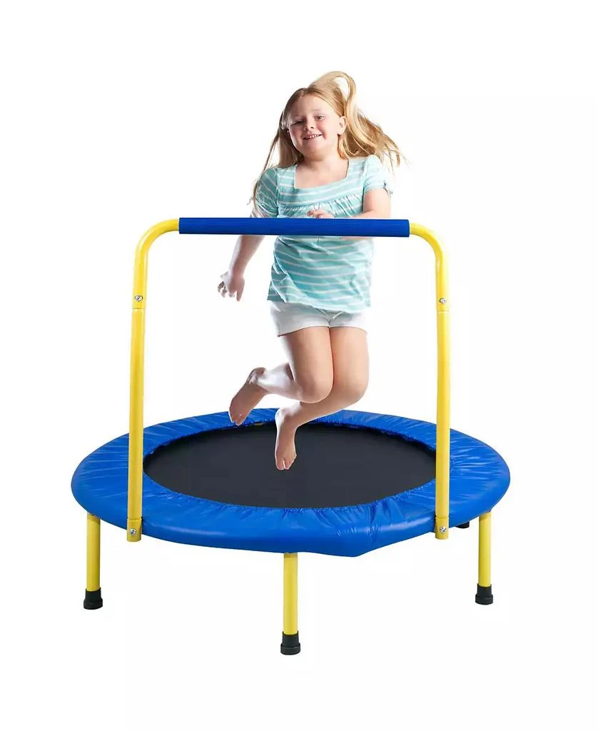 SUGIFT 3FT Kids Trampoline Foldable Indoor Outdoor Mini Trampoline