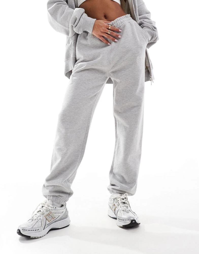 The Couture Club The Couture Club co-ord joggers in grey 3