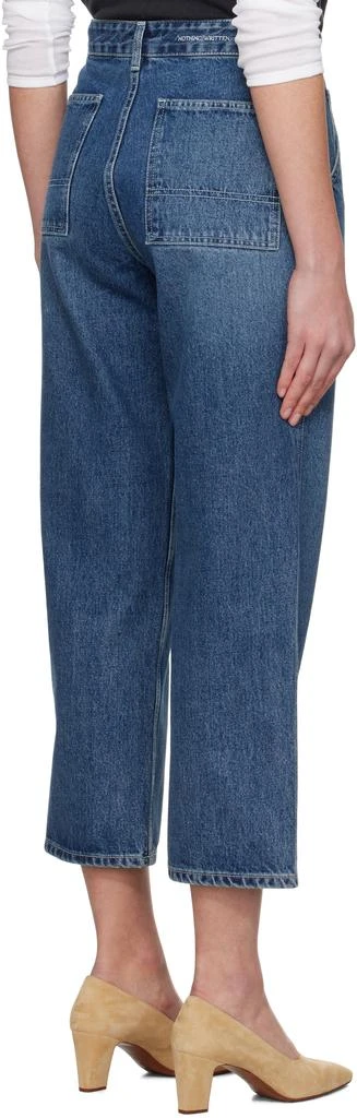Nothing Written Blue Labo Straight Jeans 3