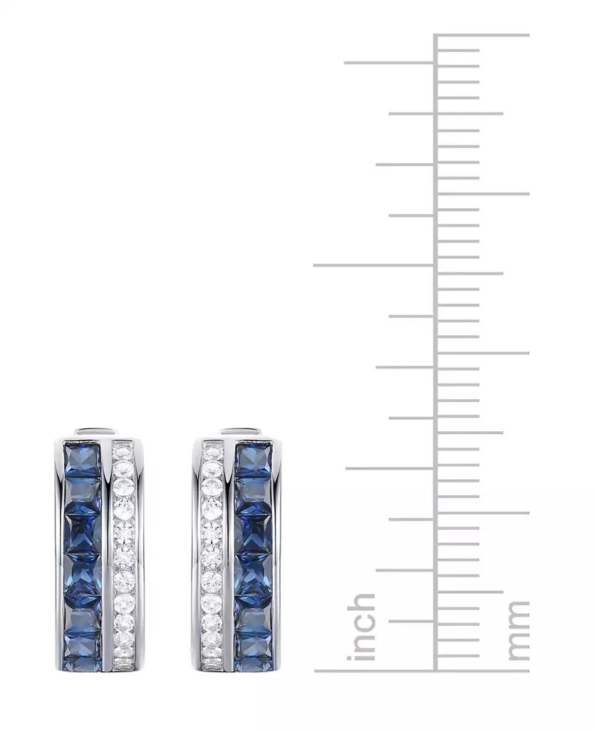 Macy
s Ruby (1-5/8 ct. t.w.) 
Diamond (1/4 ct. t.w.) Small Hoop Earrings in 14k Gold, 0.5 (Also available in Emerald 
Sapphire) 4