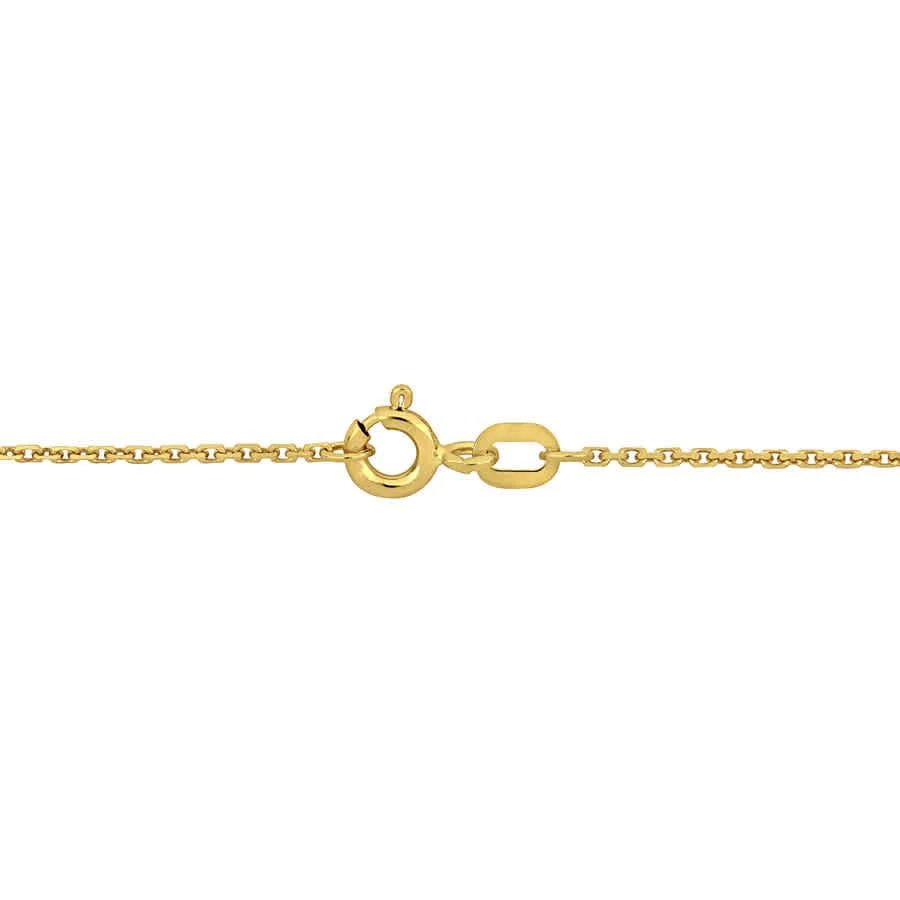Amour 1.2mm Diamond-cut Cable Chain Necklace In 14K Yellow Gold - 18 In 2