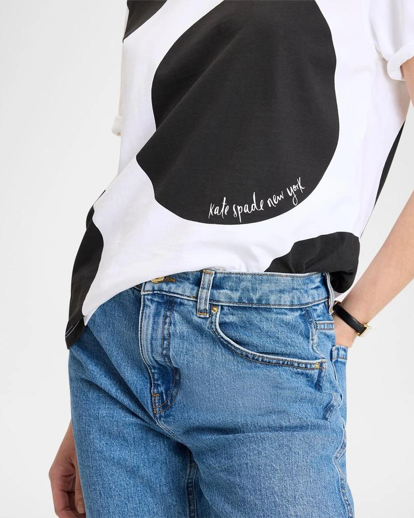 Kate Spade breezy dot printed cotton jersey tee 5