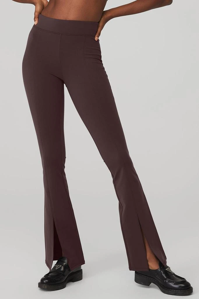 Alo Yoga Airbrush High-Waist Flutter Legging - Raisin 1