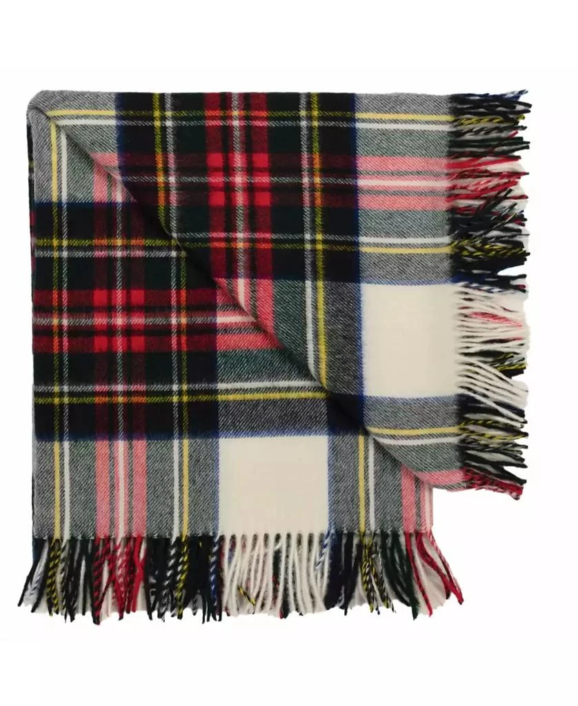 Prince of Scots Highland Tartan Tweed Merino Wool Throw, 55" x 72" 6