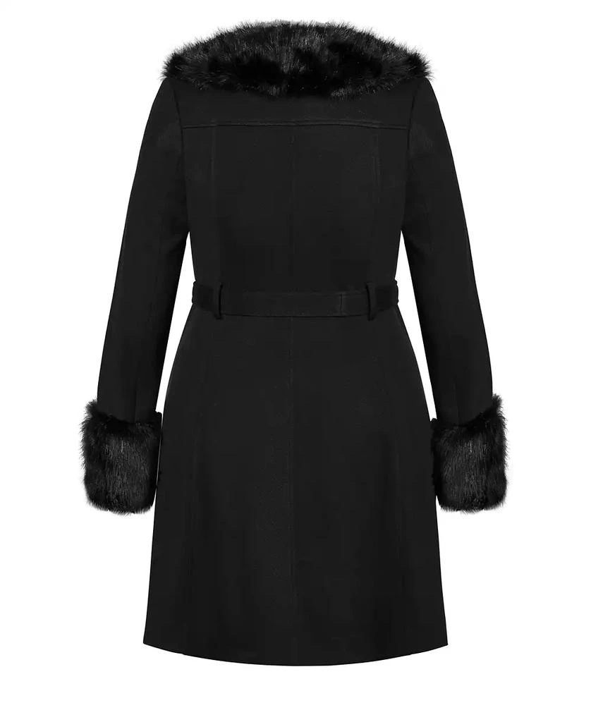 City Chic Women
s Make Me Blush Coat 5