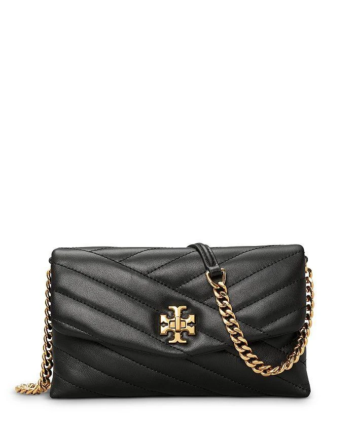 Tory Burch Kira Chevron Leather Chain Wallet 1