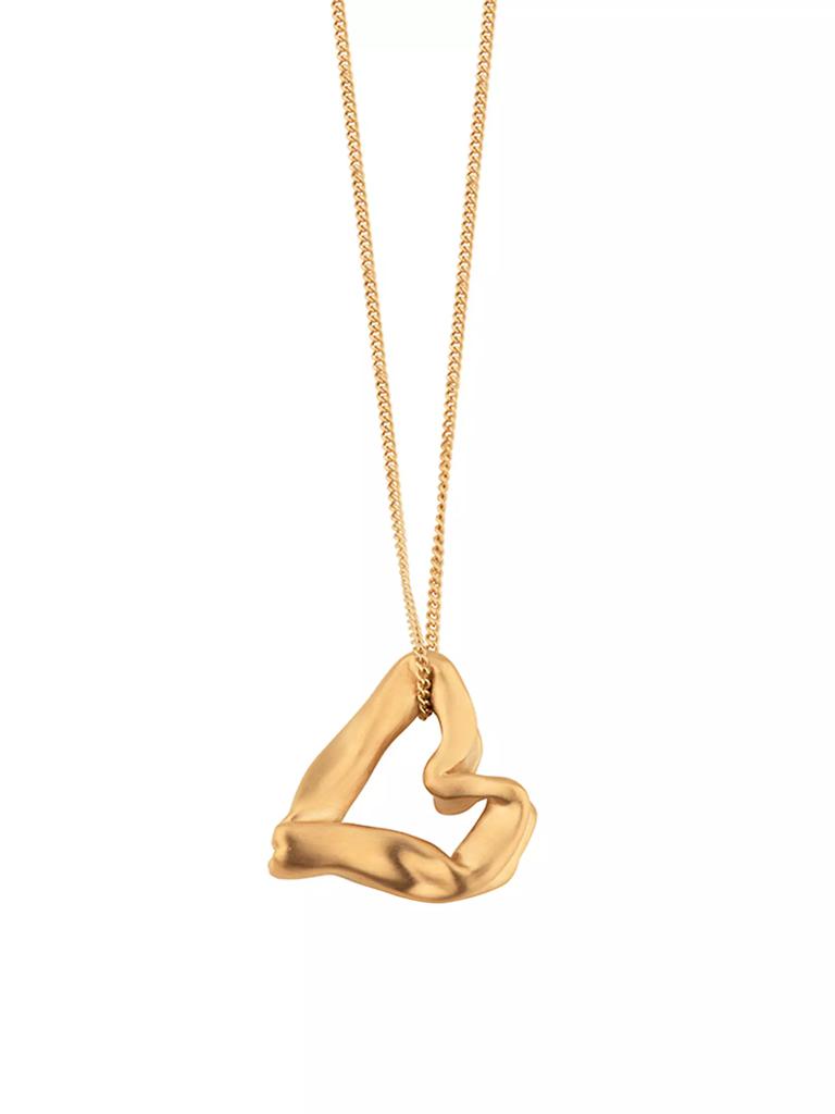 Completedworks The Heart Is Not A Metaphor 14K-Yellow-Gold Vermeil Pendant Necklace