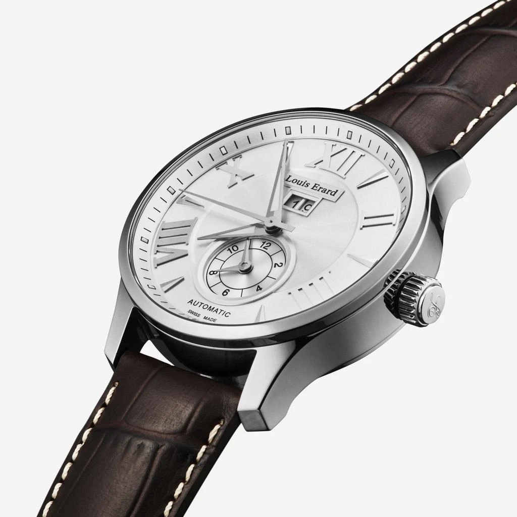 Louis Erard Louis Erard 1931 Big Date Dual Time Stainless Steel Automatic Men's Watch 82222AA01.BDC52 2