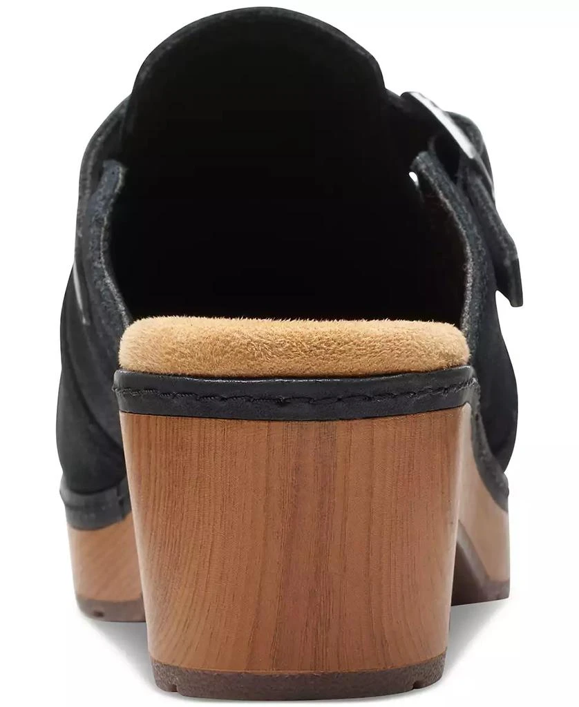 Clarks Women's Paizlee Nora Slip-On Buckled Platform Clogs 3