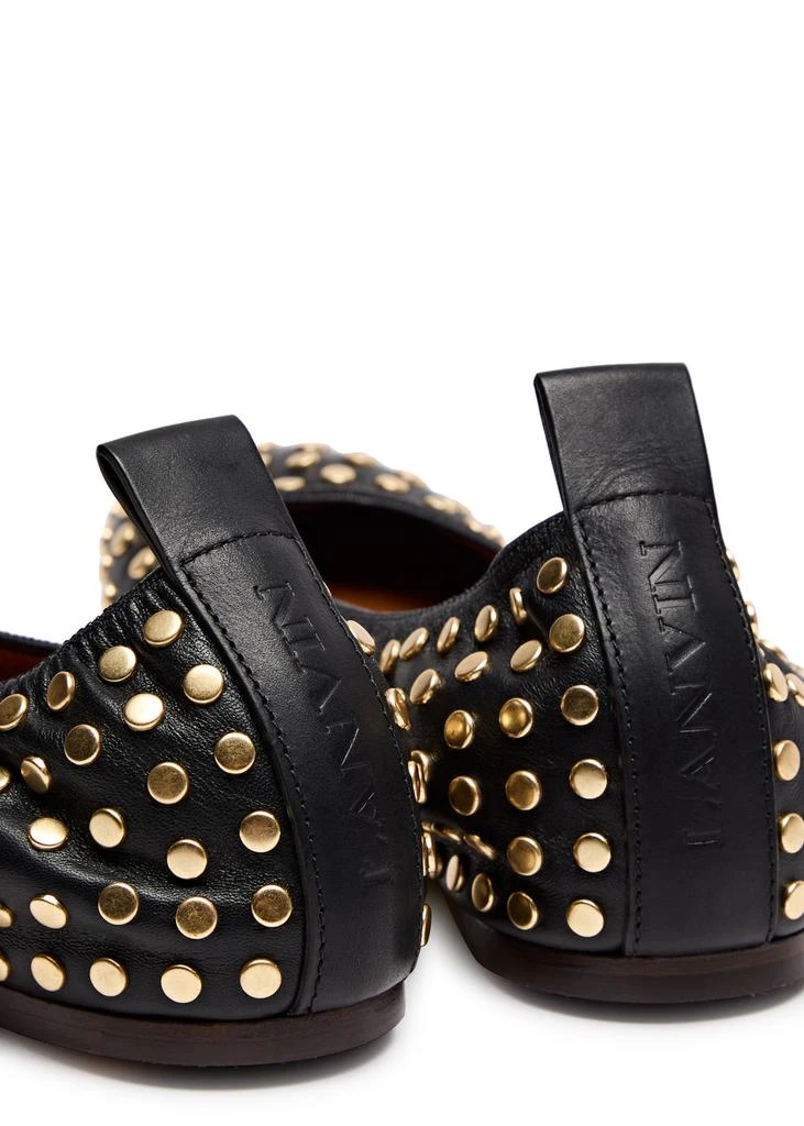 Lanvin Studded leather ballet flats 3