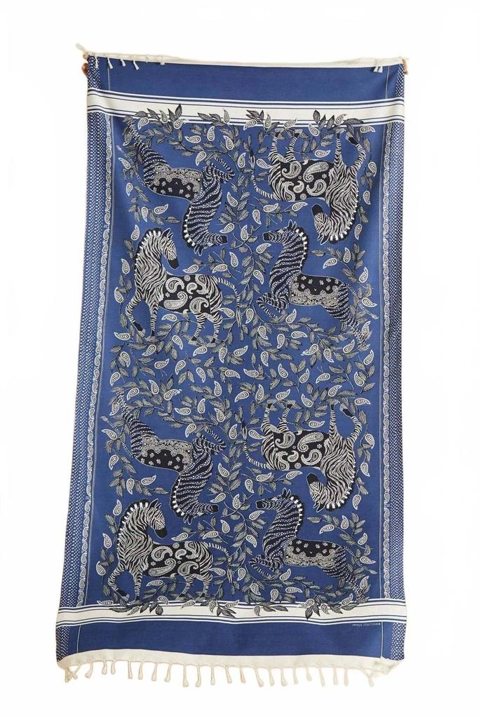 Inoui Editions Fouta 100 Zack Throw In Blue