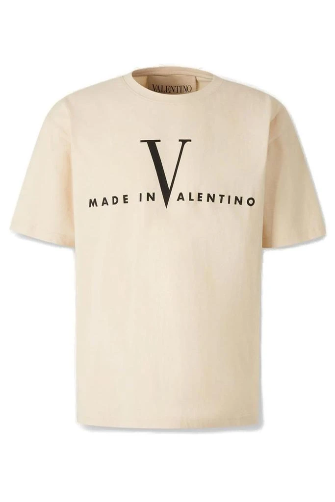Valentino Valentino Logo Printed Crewneck T-Shirt from Cettire