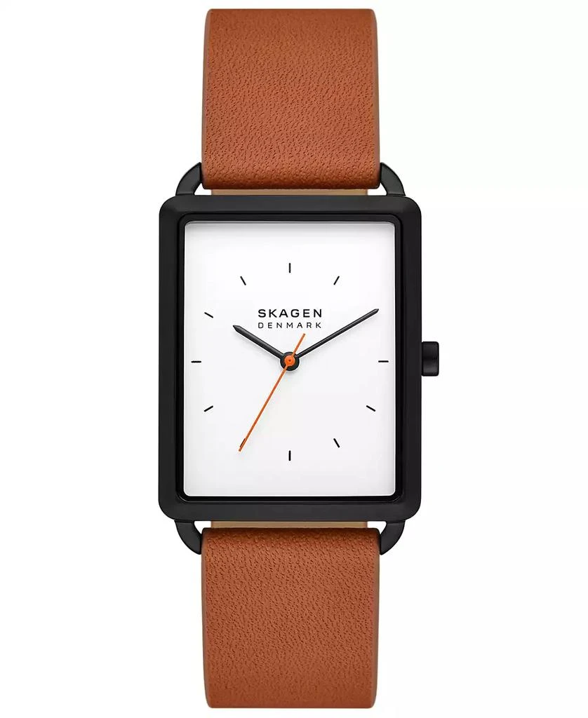 Skagen Men's Hagen Three Hand Brown Pro-Planet Leather 36mm 1