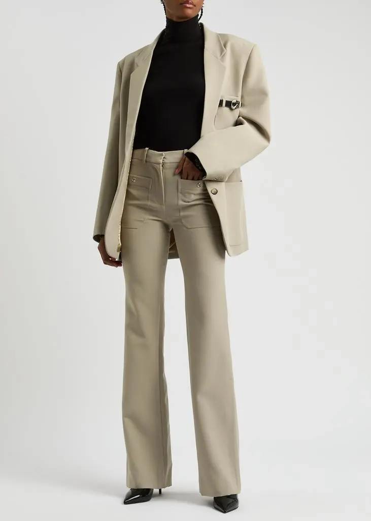 COPERNI Logo slim-leg woven trousers 4