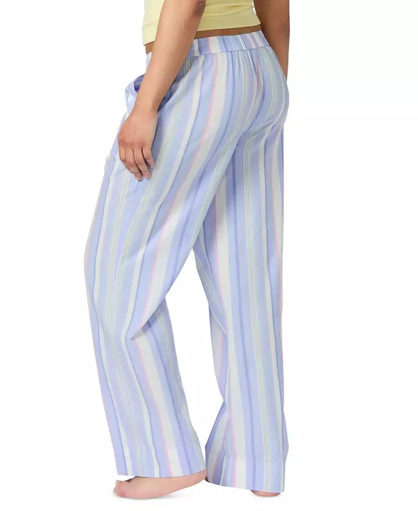 GAP Women's Striped Poplin Pajama Pants, Exclusively at Macy's 4