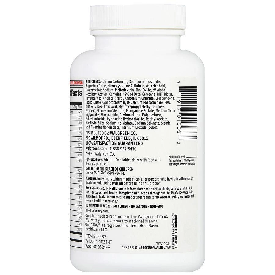 Walgreens Men's 50+ Once Daily Multivitamin Tablets (100 days) 4