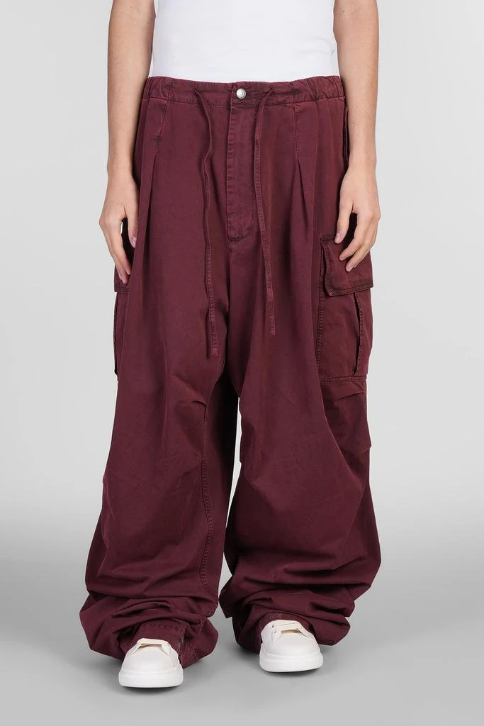 Alexander McQueen Alexander McQueen Wide-Leg Drawstring Cargo Trousers 1
