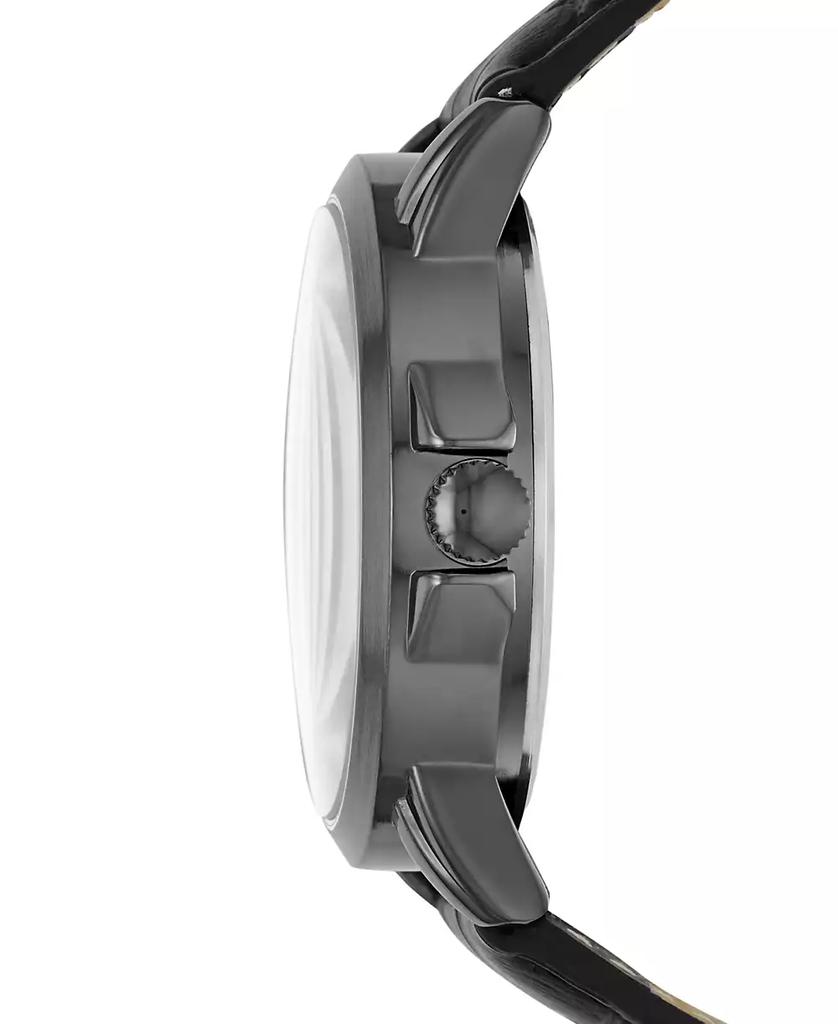 Folio Mens Black Strap Automatic Watch 44mm