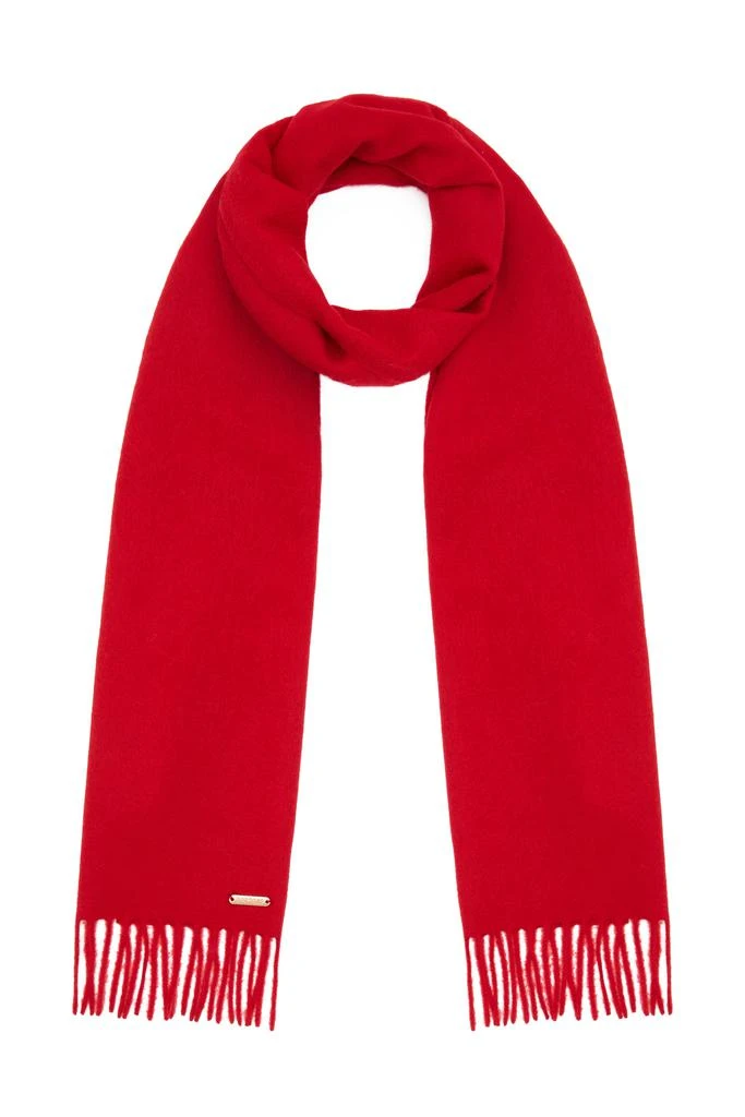 Hortons England Hortons England -  100% Cashmere Scarf - Red 1