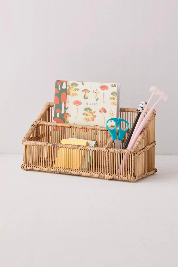 Irawaddy Irawaddy Rattan Desk Organizer 2