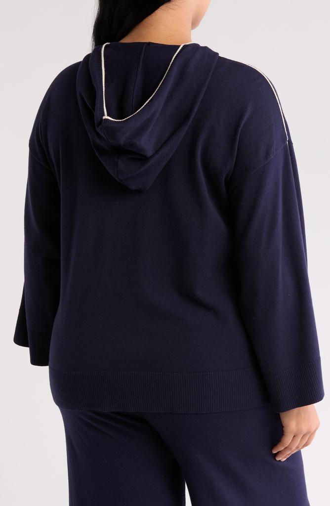 Max Studio Fine Gauge Hooded Sweater