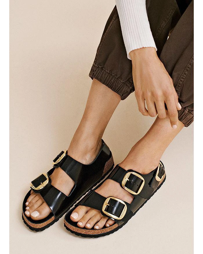 Birkenstock Women's Milano High Shine Big Buckle Sandals