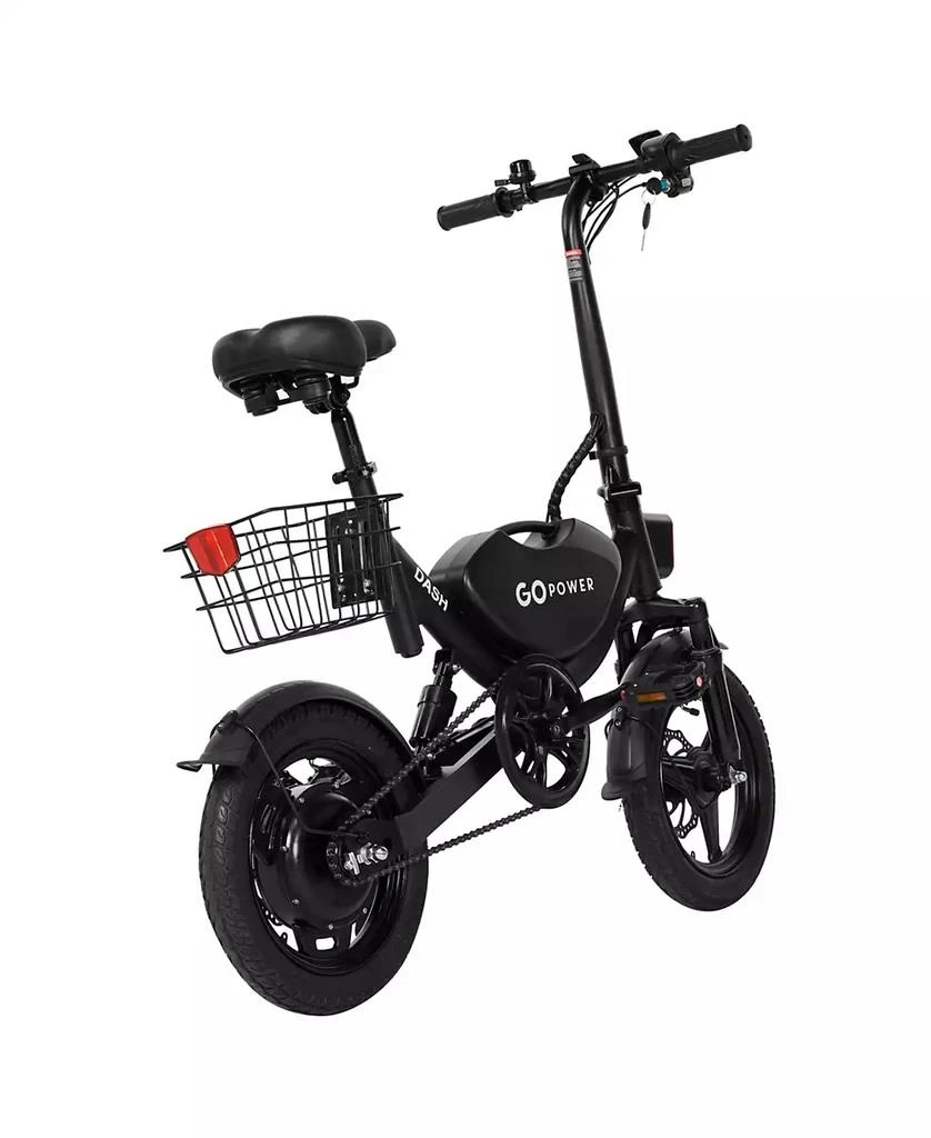 Gopowerbike GoDash Electric Bike | Compact Folding Adult Mini E-Bike | Dual Disc Brakes | Dual Shock Suspension | Throttle and Pedal Assist | 400W Motor | 14” Tires | Up to 30 Mile Range 7