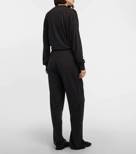 The Row Lanuit silk sweatpants 3