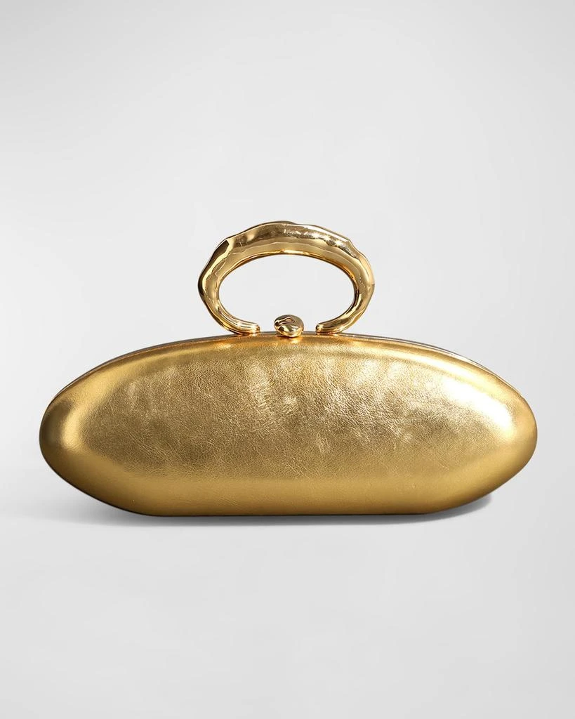 Alexis Bittar Molten Gold Bullet Minaudiere - Gold 1