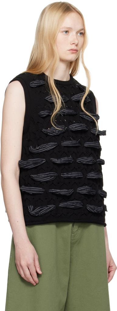 ADER error Black Product. 58 Knit Vest