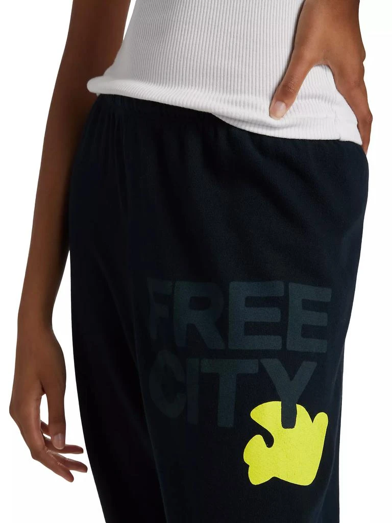 FREECITY Cotton Logo Joggers 6