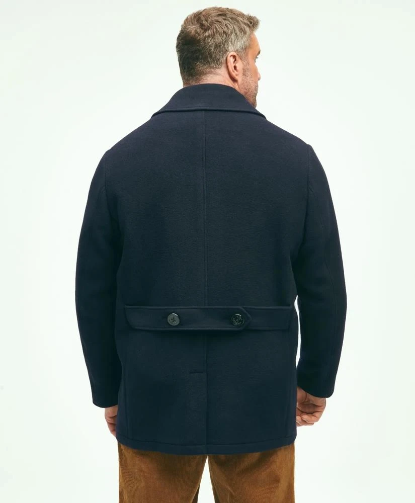 Brooks Brothers Big & Tall Classic Wool Pea Coat 2