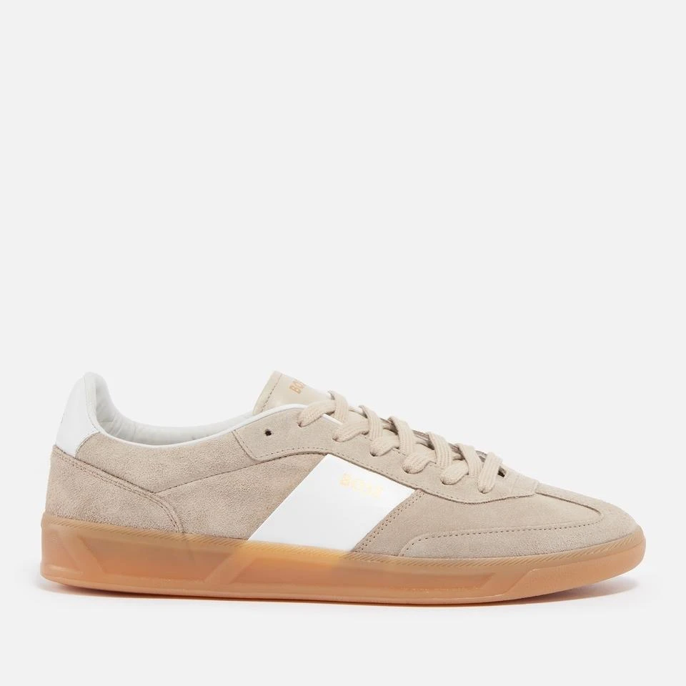 Hugo Boss BOSS MEN'S BRANDON SUEDE TENNIS TRAINERS 1