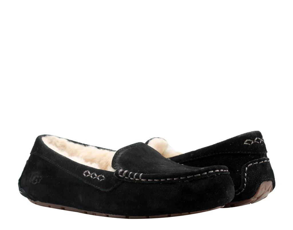 UGG Australia Ansley Moccasin Black Women's Slippers 3312-BLK 1