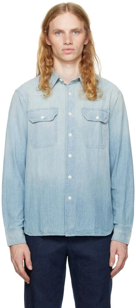 RRL Blue Chambray Work Shirt 1