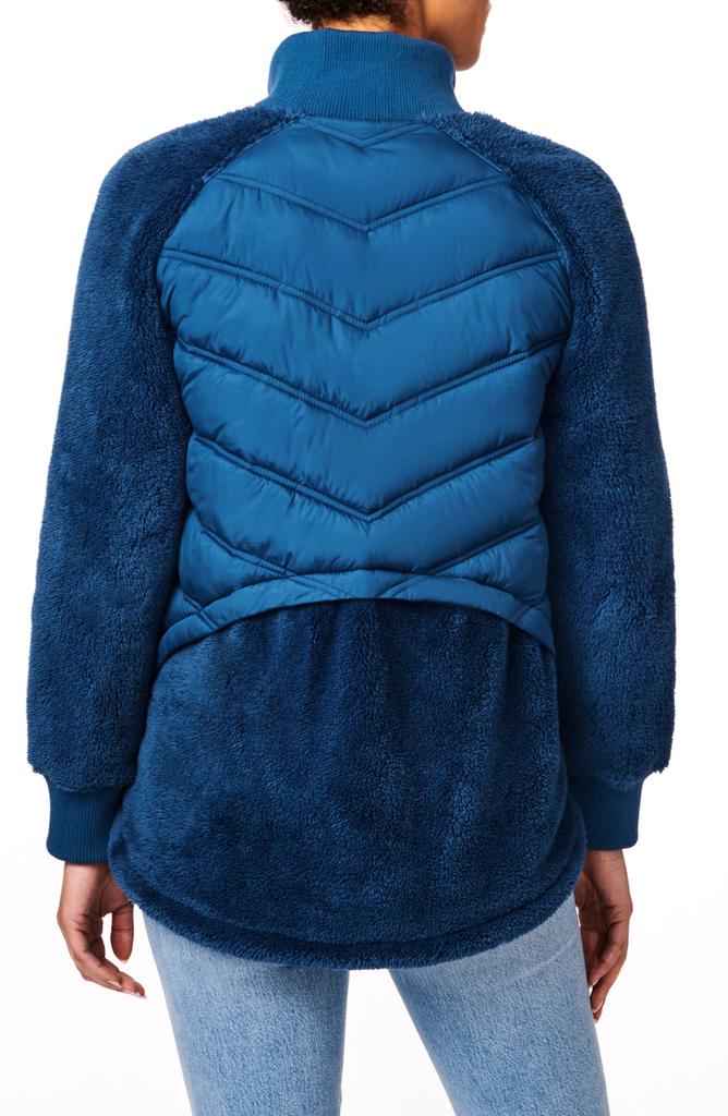 Bernardo Mixed Media Puffer Jacket