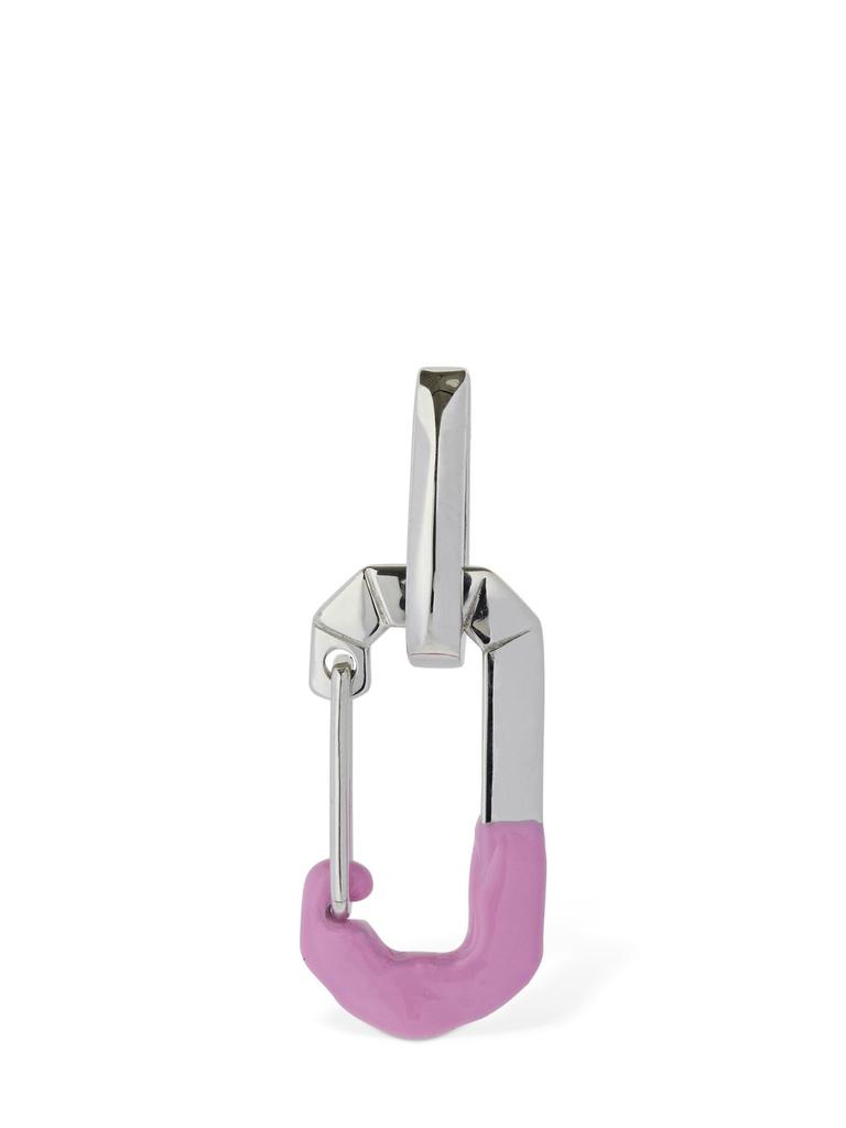 EÉRA Chiara 18kt Gold & Rubber Mono Earring