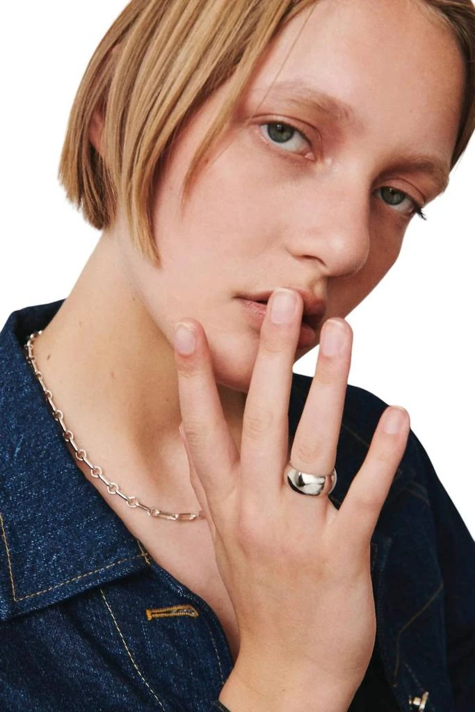 Laura Lombardi Luna Ring In Silver 2