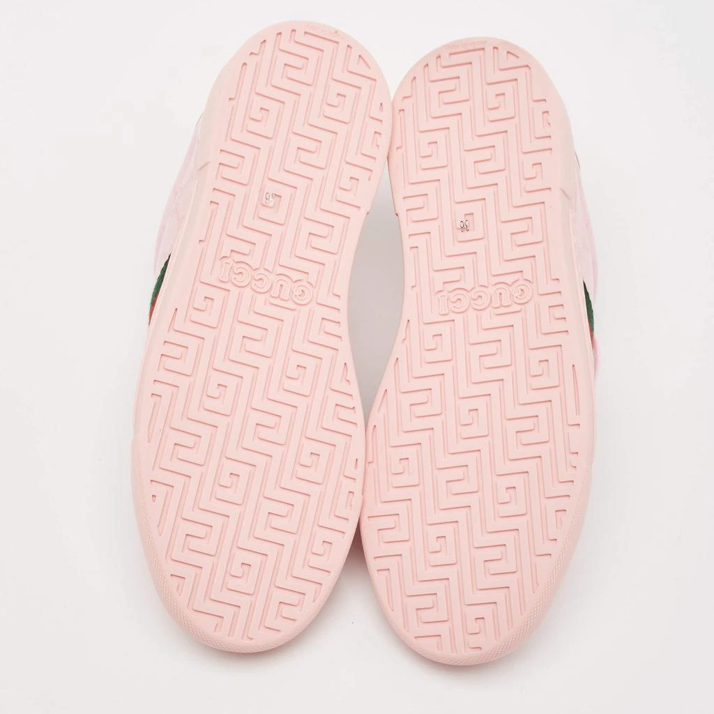 Gucci Gucci Pink GG Crystal Canvas Ace Sneakers Size 36 6