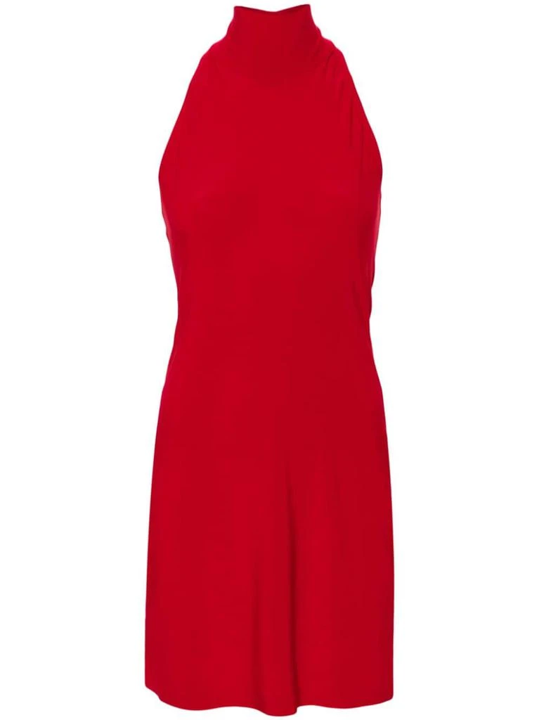 Norma Kamali NORMA KAMALI - Halter-neck Mini Dress 1