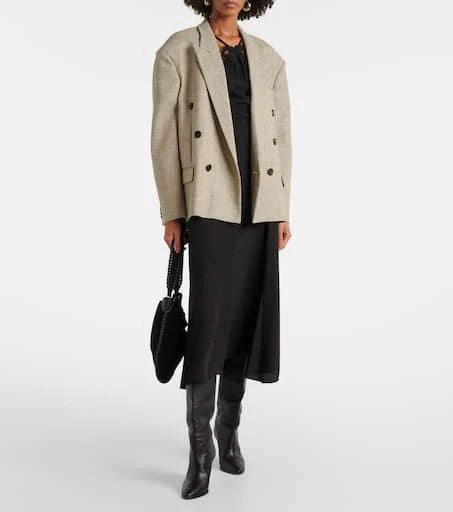 Isabel Marant Hortensia silk crêpe de chine midi skirt 2