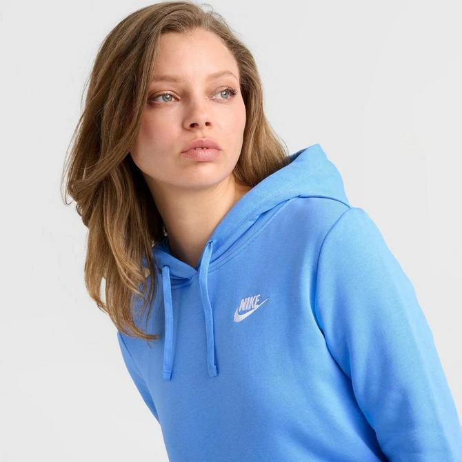 NIKE Women's Nike Sportswear Club Fleece Pullover Hoodie 5