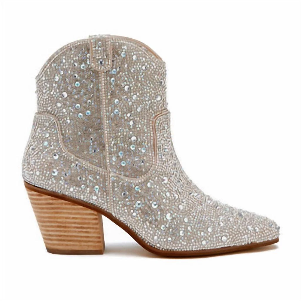 Matisse Women's Harlow Rhinestone Bootie In Clear Rhinestone 1