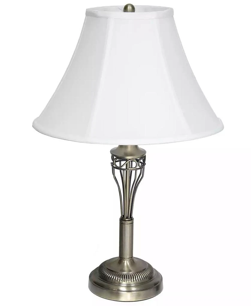 All The Rages Lalia Home Roma Classic 3 Piece Metal Lamp Set 8