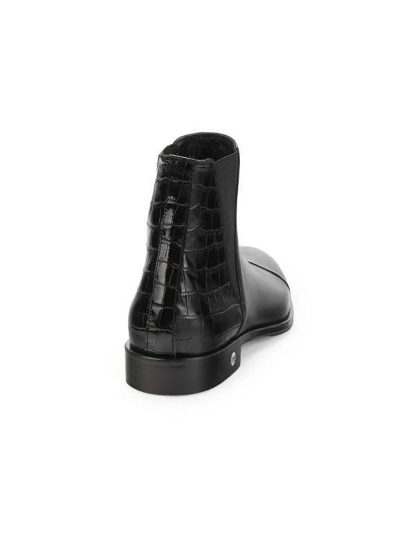 cavalli CLASS Animal Embossed Leather Chelsea Boots 3