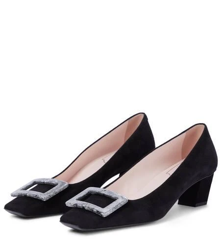 Roger Vivier Belle Vivier 45 suede pumps 5