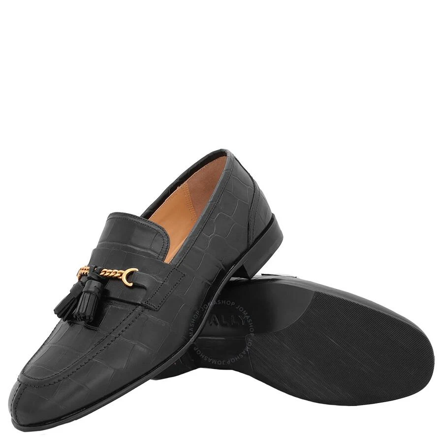 Bally Black Suisse Leather Loafers 2